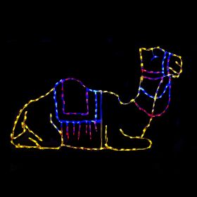 Laying Camel LED Nativity Display