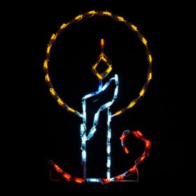 Candle in Holder LED Display