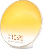Wake Up Light Sunrise Alarm Clock for Kids; Heavy Sleepers; Bedroom; with Sunrise Simulation; Sleep Aid; Dual Alarms; FM Radio; Snooze; Nightlight