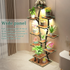 (Vase Shape) Plant Stand Indoor with Grow Lights