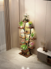 (Vase Shape) Plant Stand Indoor with Grow Lights