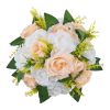 Flower Ball Arrangement Bouquet 10 PCS, 9.5-Inch Diameter Artificial Flower Balls Wedding Table Centerpieces