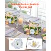 Flower Ball Arrangement Bouquet 10 PCS, 9.5-Inch Diameter Artificial Flower Balls Wedding Table Centerpieces