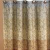 12pc Miramar Bathroom Shower Curtain Sets Shower Curtain & 12 Shower Bathroom Hooks Modern Classic Luxury Contemporary Decor Multi Color Shower Curtai