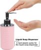 Bathroom Accessories Set Bath Ensemble Includes Soap Dispenser, Toothbrush Holder, Toothbrush Cup