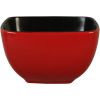 Square Dinner Set of 16 - Red