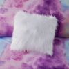 Full/Queen Watercolor Tie Dye Printed Comforter Set with Throw Pillow