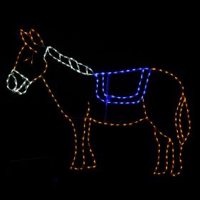 Donkey LED Nativity Display