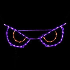 Spooky Eyes LED Display - Orange