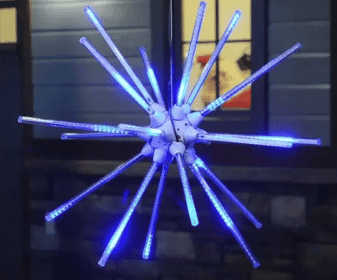 LED 24" Animated Starburst — Blue