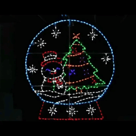 Christmas Snow Globe LED Display