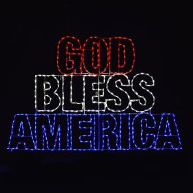 God Bless America LED Sign