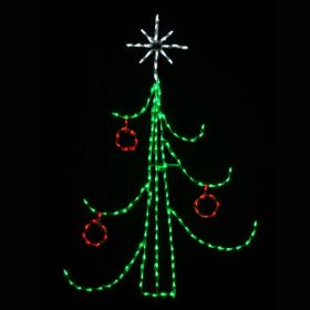 Swag Tree Small LED Display - 40 in
