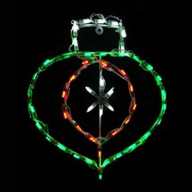 Onion Ornament LED Display - Red/Green