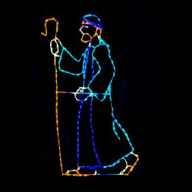 Shepherd LED Nativity Display
