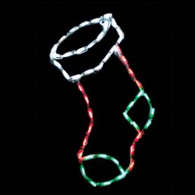 Christmas Stocking LED Display - 27 in