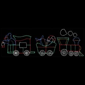Train Set Animated LED Display