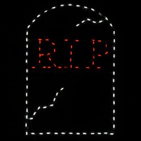 RIP Tombstone LED Display