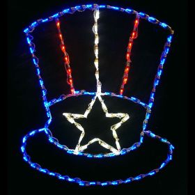 Uncle Sam Hat LED Display