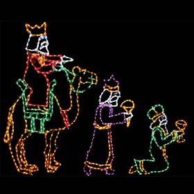Wise Men LED Nativity Display
