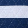 Coastal Reversible Navy Blue White Sharks Cotton Quilt Set