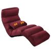 Folding Multi-Position Sofa Bed Lounger Chair with Massage Pillow