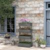Vertical Wooden Planter Box Raised Bed