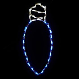 Christmas Bulb LED Display - 36 in (Color: Blue)