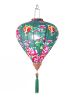 14'' Chinese Style Cloth Lantern Diamond Shape Hanging Lantern for Home Garden Party Decorative Lampshade
