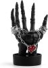 Halloween Decorations Indoor Skeleton Hand Ring Holder Tealight Candle Holder for Gothic Table Decor Jewelry and Earring Organizer