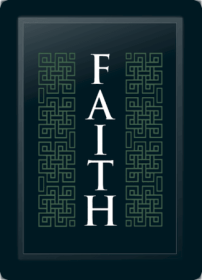 Faith Deco Vertical Sage Logo Panel (Logo Panel Size: 30" Panel For All Other Chairs)