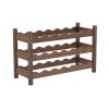 Freestanding Countertop Wine Bottle Organizer Rack