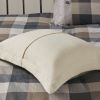 7 Piece Herringbone Comforter Set Queen