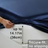 4-piece ultra-soft 85g satin sheet and pillowcase set