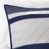 7 Piece Comforter Set Navy Queen