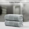 Pack of 4 Extra Large Bath Towels 30 x 60 Inches, 100% Cotton, Larger & Lighter Weight, Quicker to Dry, Super Soft and Absorbent, Perfect for Bathroom