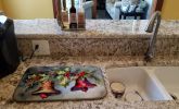 Christmas Bells Dish Drying Mat Absorbent Dish Drying Mat Pad for Kitchen Counter Dish Drainer Mat for Countertop, 14 x 21", Multicolor