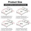 4-piece ultra-soft 85g satin sheet and pillowcase set