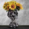 Skull Planter, Gothic Planters for Halloween Decorations Indoor/Outdoor Plants, Goth Flower Pots, Plant Pots, Skull Flower Pot, Plant Pot
