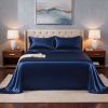 4-piece ultra-soft 85g satin sheet and pillowcase set