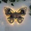 1pc Crystal Display Shelf - Wall Mounted Decorative Shelf