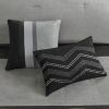 7 Piece Faux Suede Comforter Set Queen